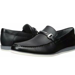 Calvin Klein Kiley Embossed Leather Loafers